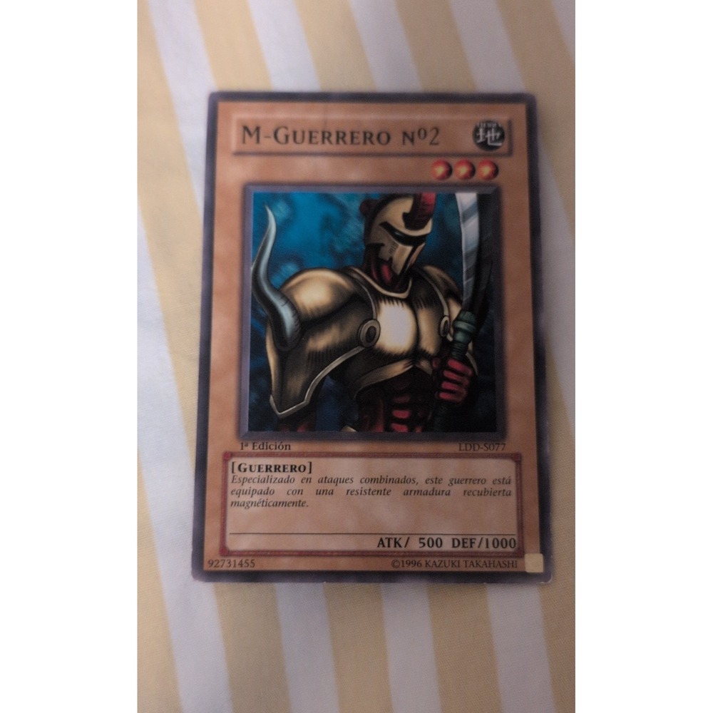 M-Warrior #2 LOB-S077 Legend of Blue Eyes White Dragon 1st Ed Spanish YuGiOh
